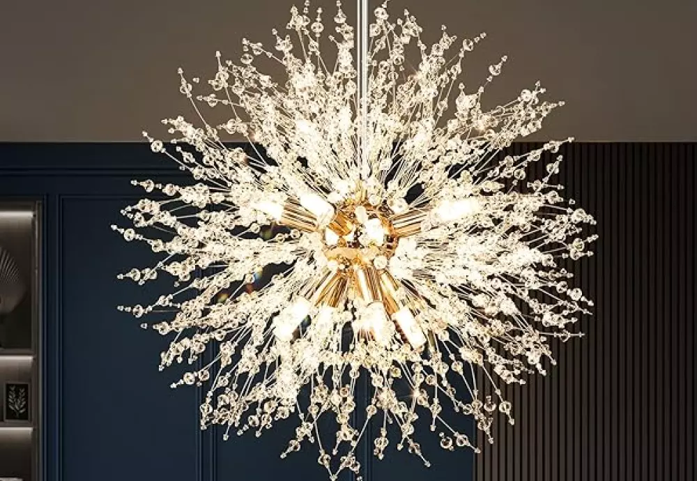 crystal flower chandelier