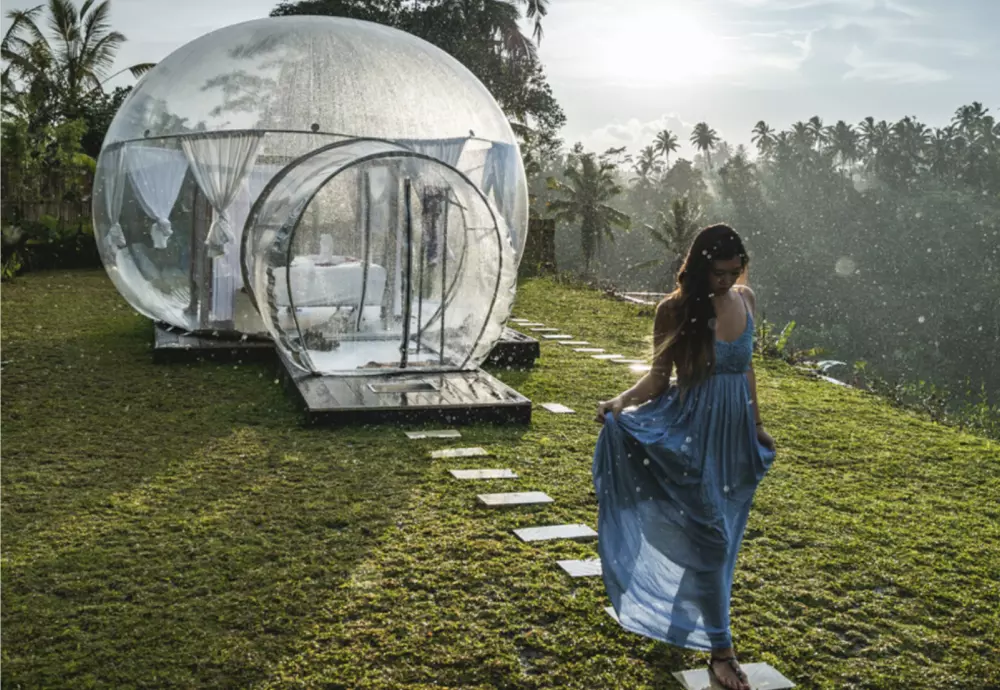 giant bubble tent